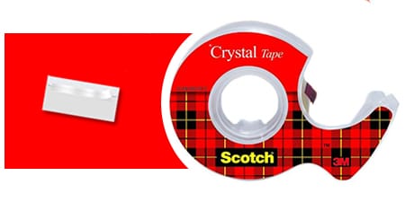 Scotch® Crystal Klebeband und Anwendungsbeispiel – Briefversiegelung
