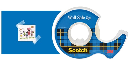 Scotch® Wall-Safe Tape und Anwendungsbeispiel – Gestaltung einer Kunstausstellung
