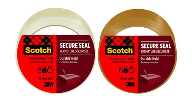 Sortiment an Scotch® Verpackungsbändern für einen sicheren Verschluss

