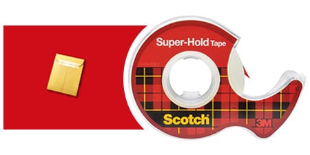 Scotch® Super-Hold Tape und Anwendungsbeispiel – Versiegeln wichtiger Dokumente
